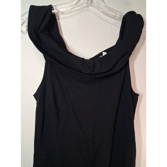 I Modee Dress Off Shoulder Business Casual Boho Office Black Women's Size Large - Picture 2 of 6